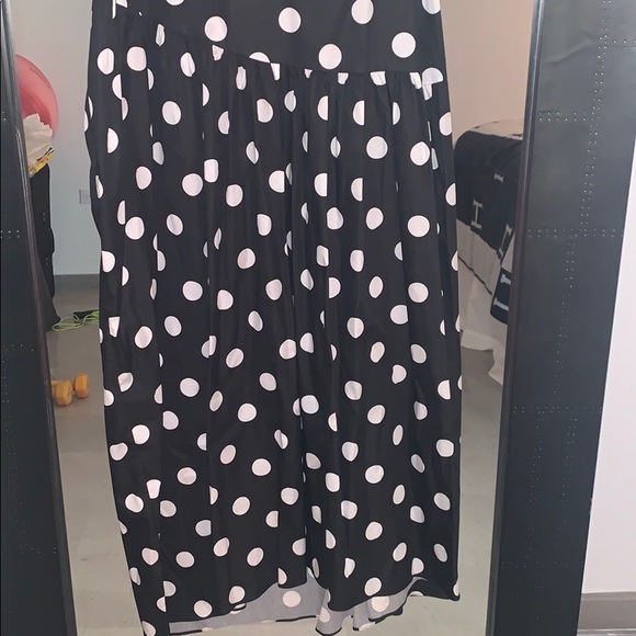 Caroline constas Rhea polka dot one shoulder gown - Picture 5 of 11